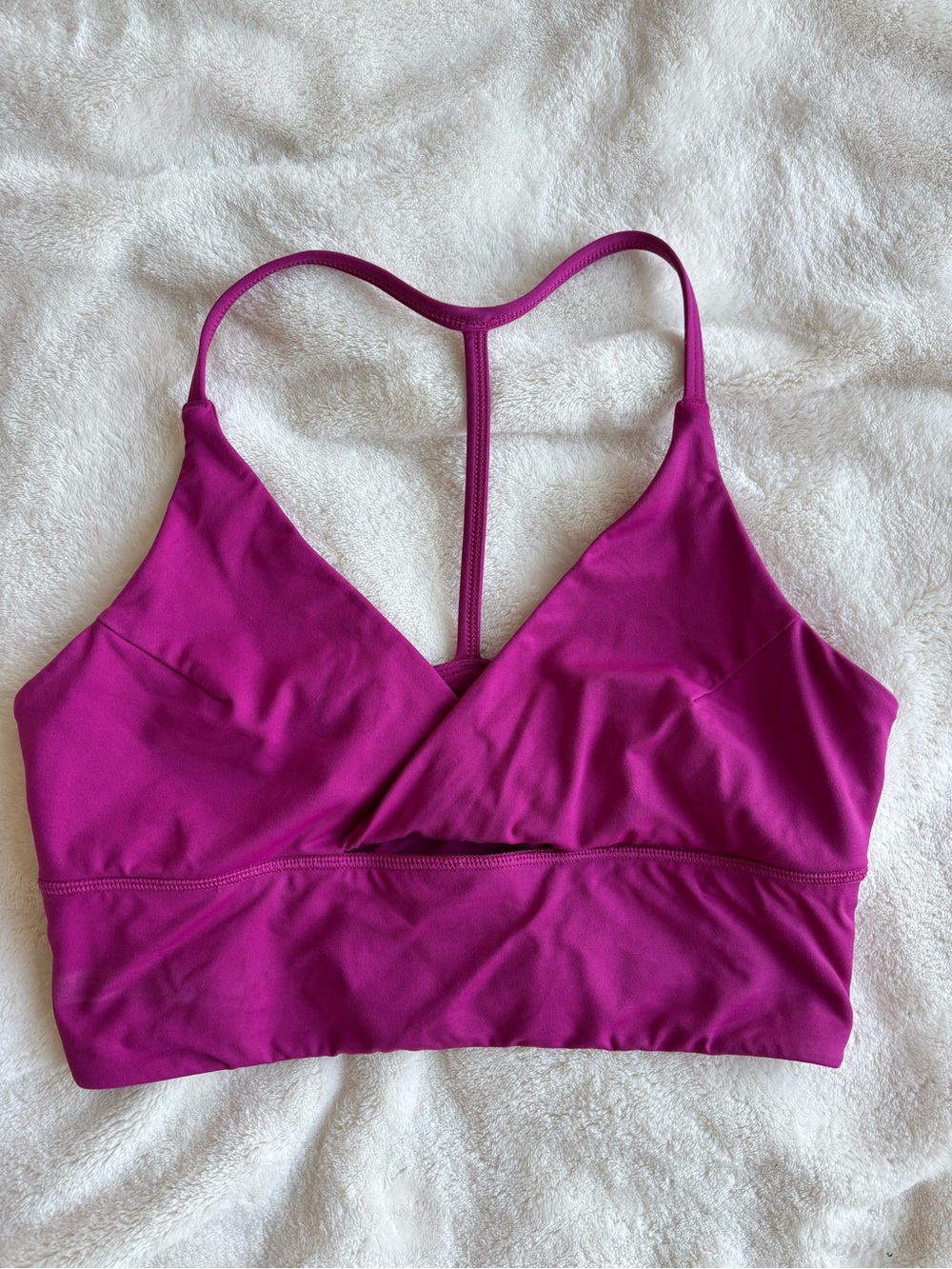 lululemon athletica Magenta T-Back Bralette
